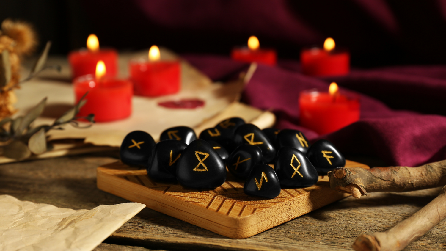 Rune Candles – Carved with Ancient Symbols, Powered by Myth