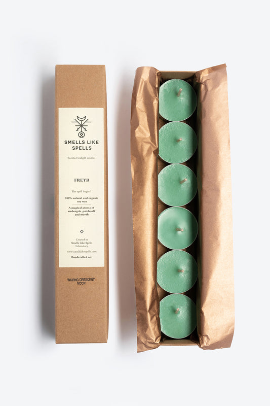 Scented Tealight Candles Freyr – Wealth and Abundance