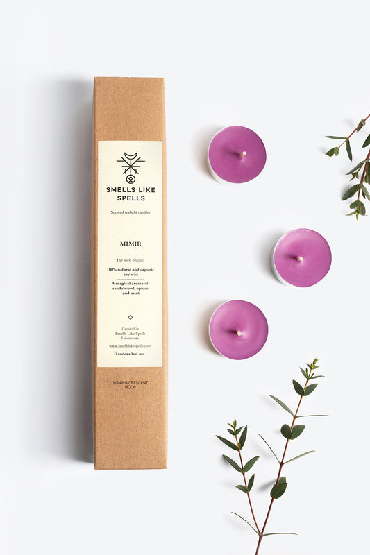 Scented Tealight Candles Mimir – Keeper of Wisdom