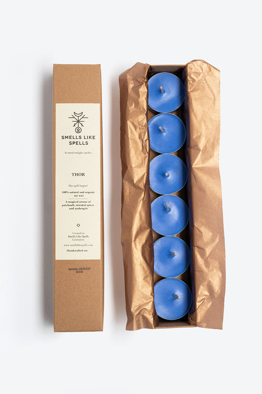 Scented Tealight Candles Thor – Strength & Success